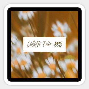 Lilith Fair 1998 Sticker
